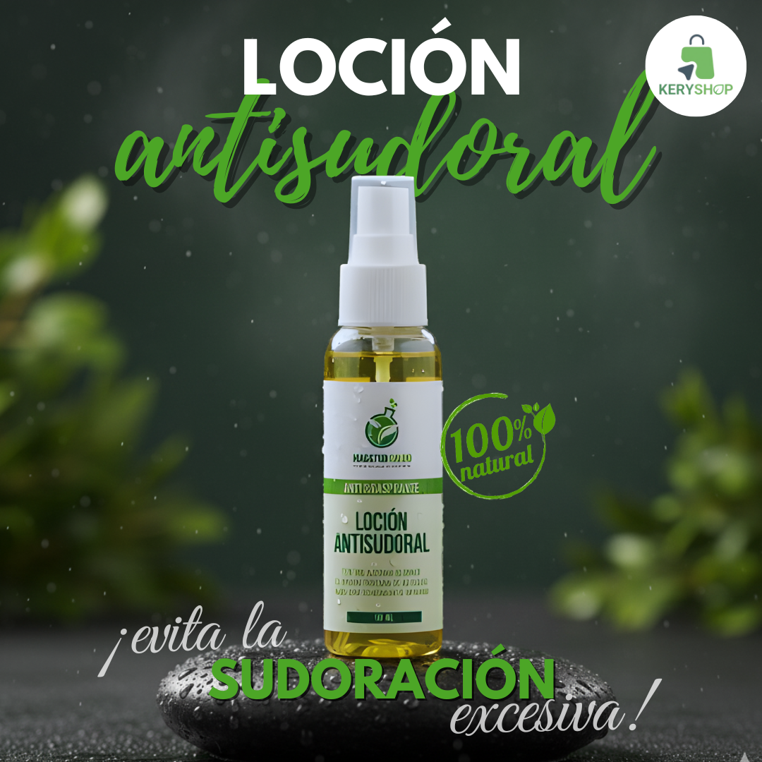 LOCIÓN ANTISUDORAL PARA PIES Y MANOS